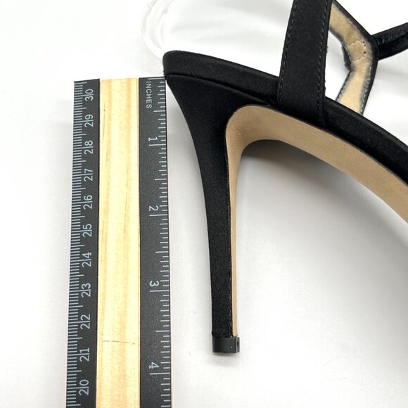 SJP Sarah Jessica Parker 42 EU 12 US Pola Black Point Toe Bow Heels Pumps Shoes - Picture 13 of 13